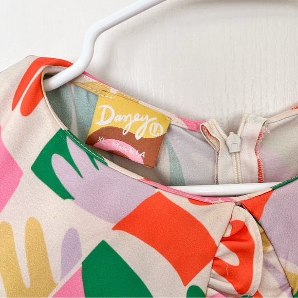 Dazey LA Colorful Collared Hands Dress - Picture 5 of 5